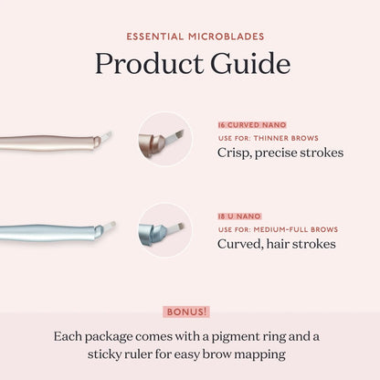 Tina Davies 16 Curved Nano Microblade — Box of 8 - Ultimate Beauty