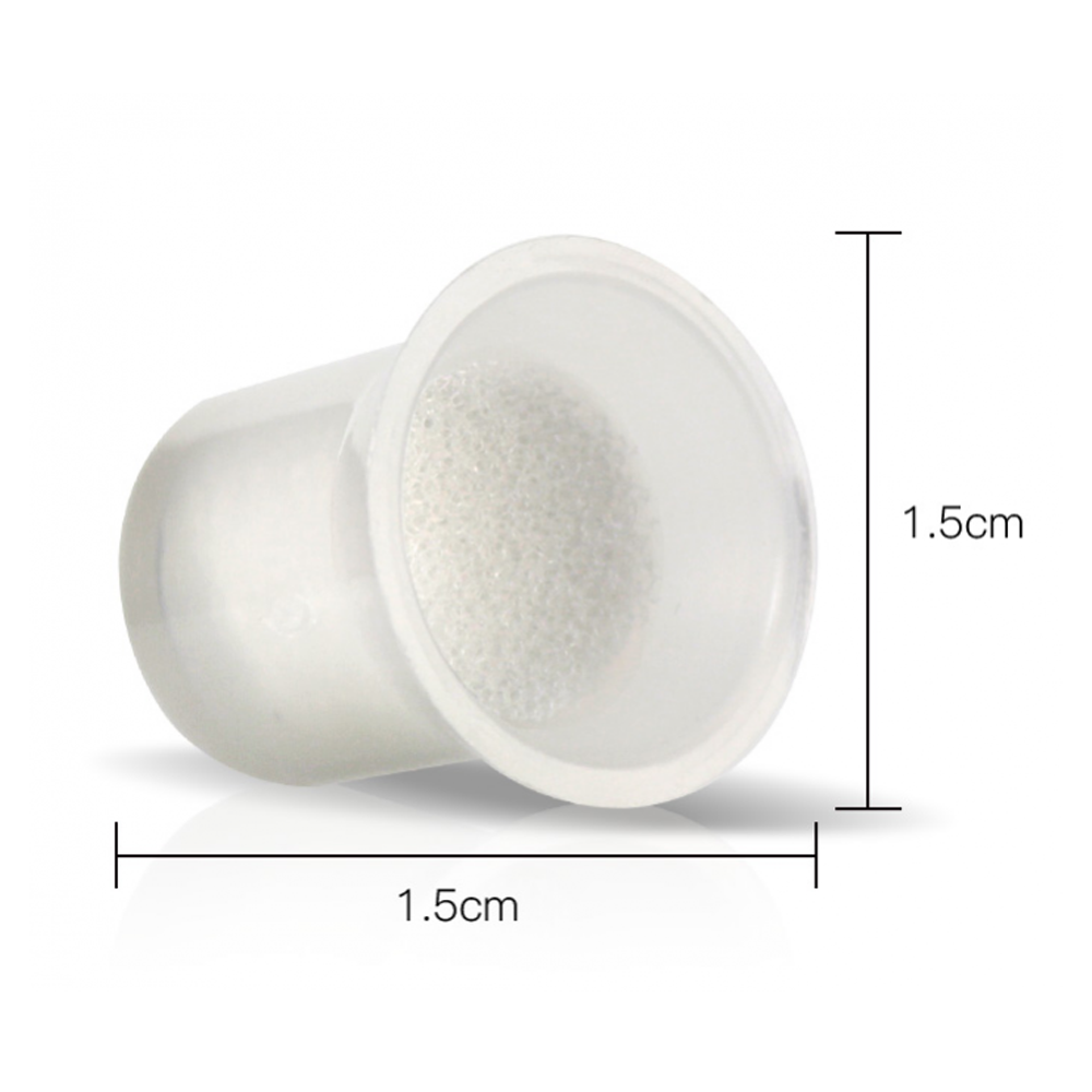 Finger Ring Pigment Cup with Sponge - 50/bag - Ultimate Beauty