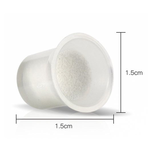 Finger Ring Pigment Cup with Sponge - 50/bag - Ultimate Beauty