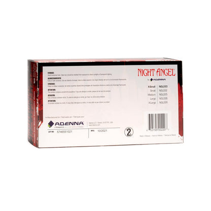 Night Angel Black Disposable Nitrile Gloves — Price Per Box - Ultimate Beauty