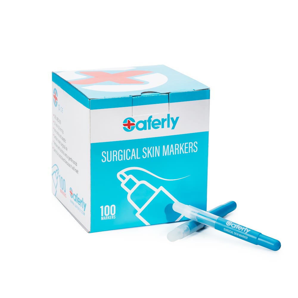 Saferly Ultra Fine Tip Surgical Skin Marker — Mini Max Marker — Price Per 1 or Case of 100 - Ultimate Beauty