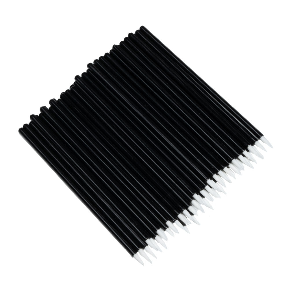 Saferly Disposable Eyeliner/Detail Brushes — Felt Tip — Pack of 50