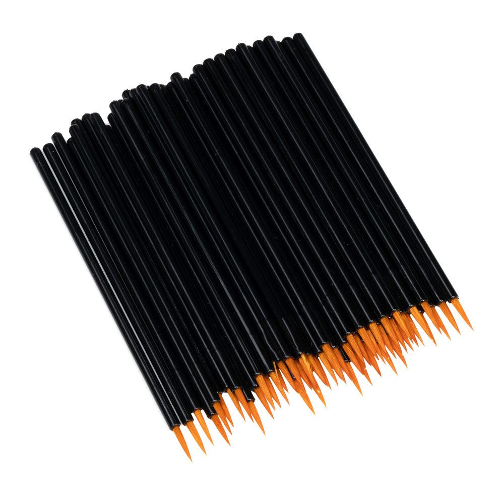 Saferly Disposable Eyeliner Brushes — Fine Tip — Pack of 50 - Ultimate Beauty