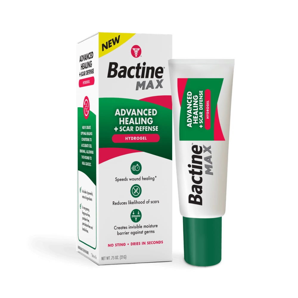 Bactine Max Advanced Healing Hydrogel PMU Aftercare — 0.75oz Tube