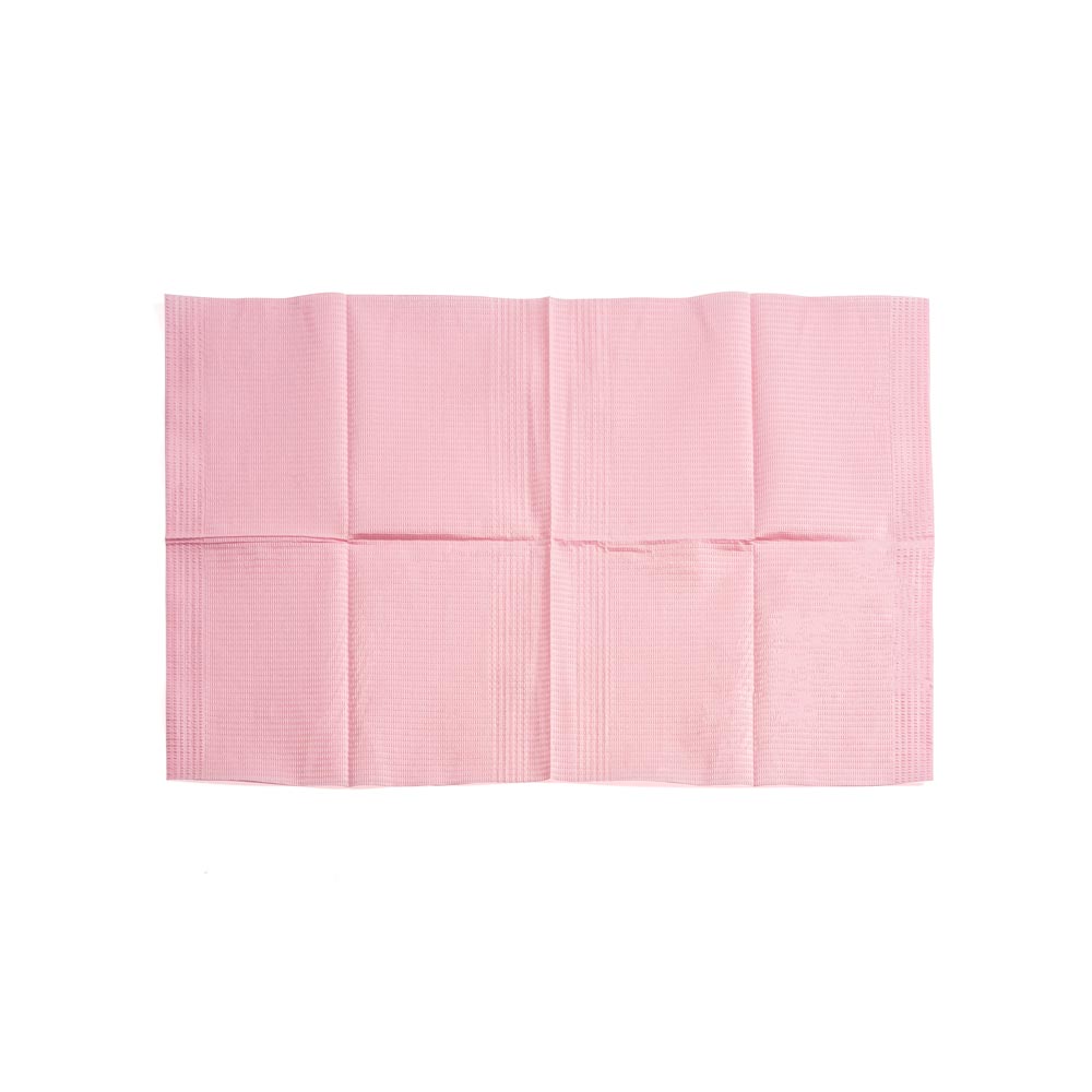 Saferly Pink Dental Bibs — Box of 200 - Ultimate Beauty
