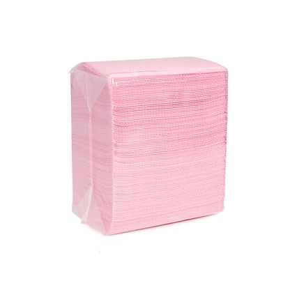 Saferly Pink Dental Bibs — Box of 200 - Ultimate Beauty