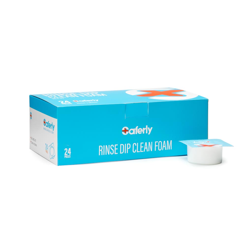 Saferly Rinse Caps with Foam — Box of 24 - Ultimate Beauty
