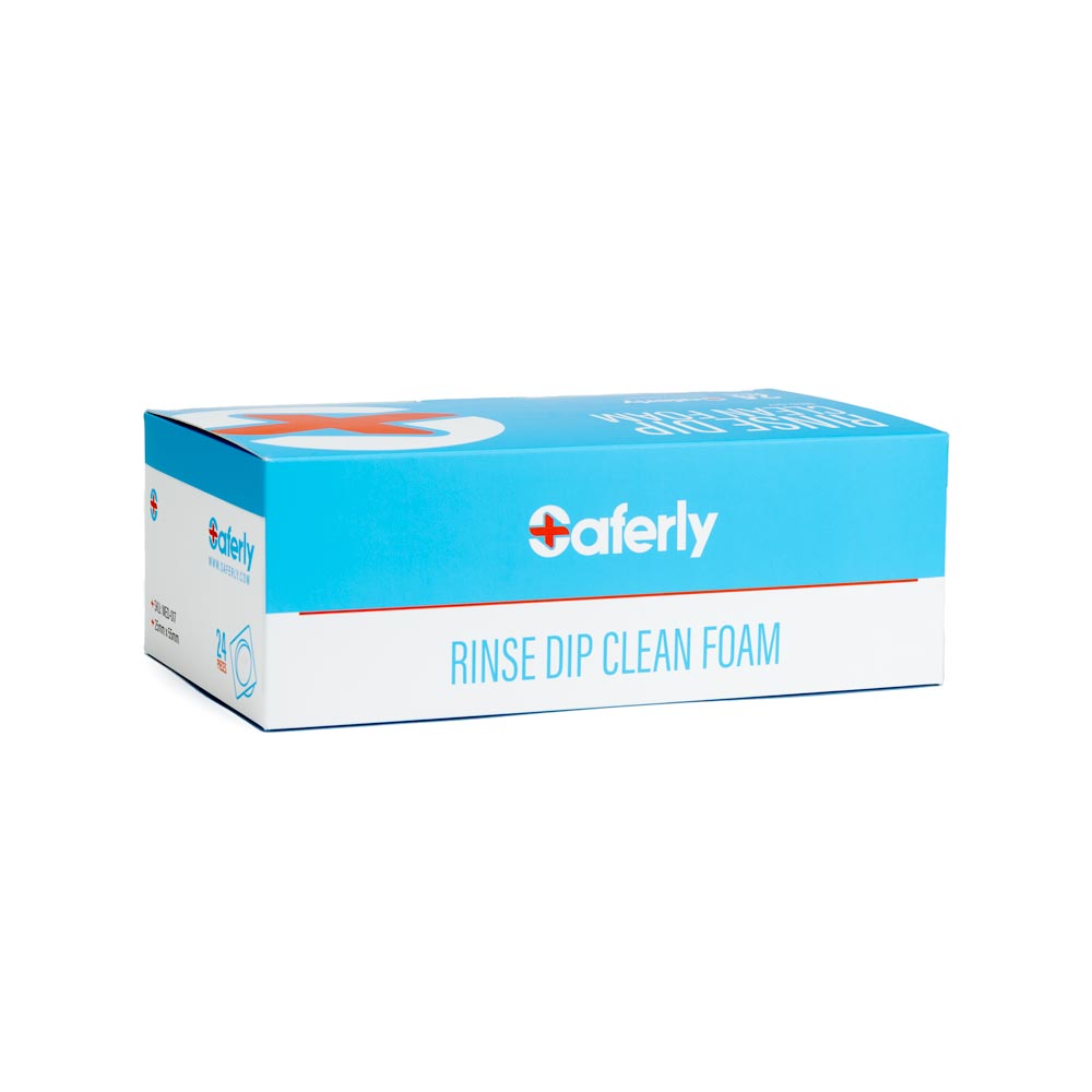Saferly Rinse Caps with Foam — Box of 24 - Ultimate Beauty