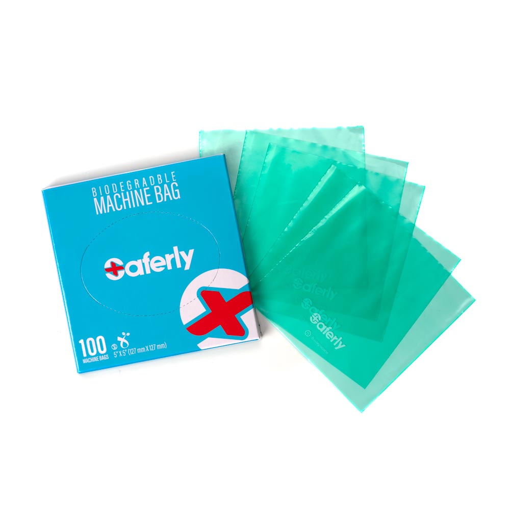 Saferly Biodegradable Machine Bags - Price Per Box of 100