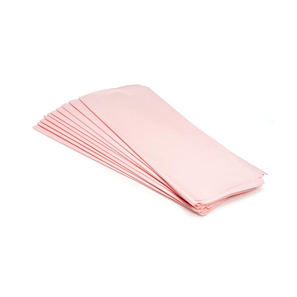 Saferly Pink Cloth Drape Sheets — 40" x 60" — Bag of 10 or Case of 100 - Ultimate Beauty