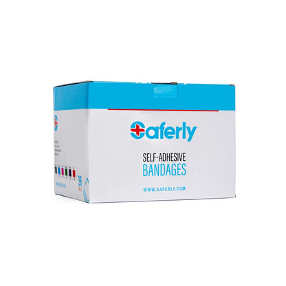 Saferly Medical Cohesive Wrap — Box of 36 - Ultimate Beauty