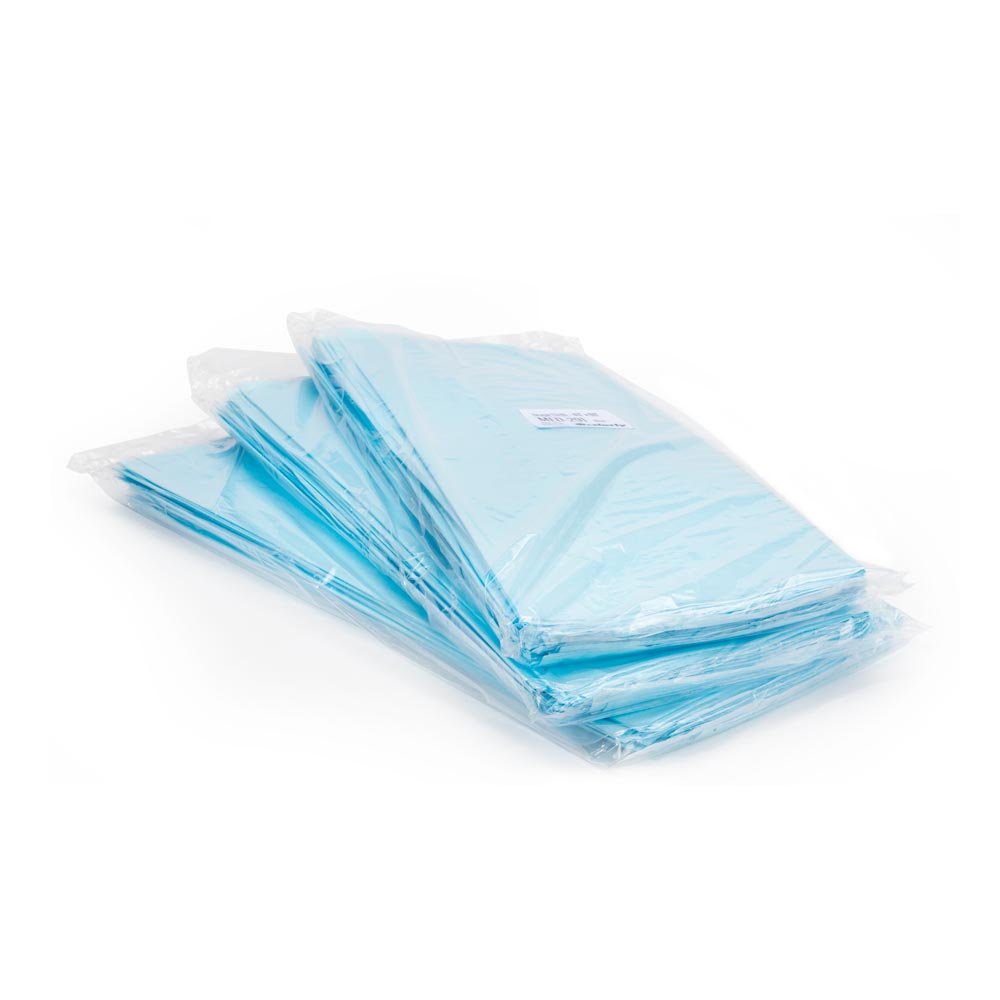 Saferly Blue Drape Cloth Sheets — 40" x 60" — Bag of 10 or Case of 100