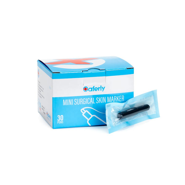 Saferly White Mini Surgical Skin Marker — Sterilized and Interchangeable