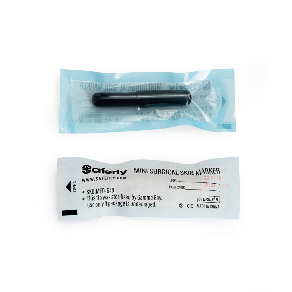 Saferly White Mini Surgical Skin Marker — Sterilized and Interchangeable - Ultimate Beauty