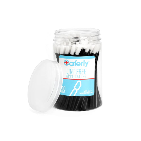 Saferly Lint Free Applicators — Tub of 100