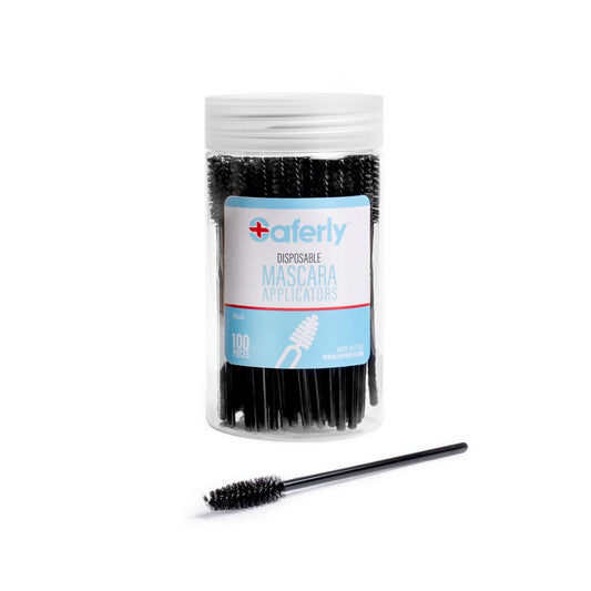 Saferly Disposable Mascara Applicators — Tub of 100 - Ultimate Beauty