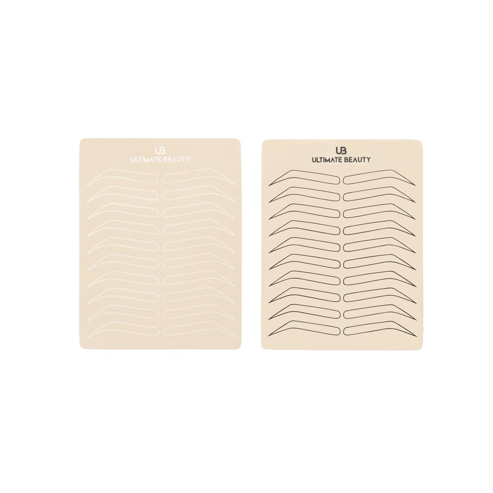 Skin-Tex PMU Practice Brows + Eyeliner — Set of 2 — Pick Color - Ultimate Beauty