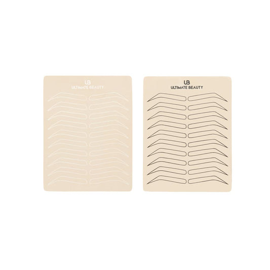 Skin-Tex PMU Practice Brows + Eyeliner — Set of 2 — Pick Color - Ultimate Beauty