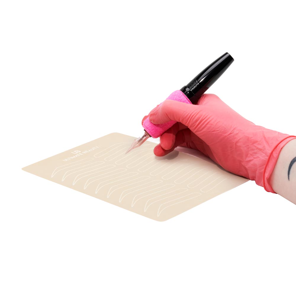 Skin-Tex PMU Practice Brows + Eyeliner — Set of 2 — Pick Color - Ultimate Beauty