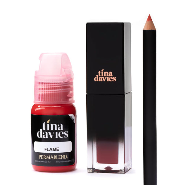 Tina Davies Lip Trio — Perma Blend — Flame