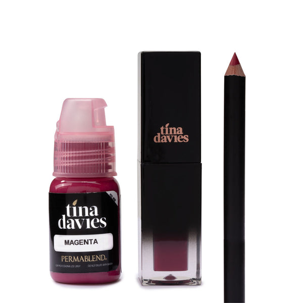 Tina Davies Lip Trio — Perma Blend — Magenta