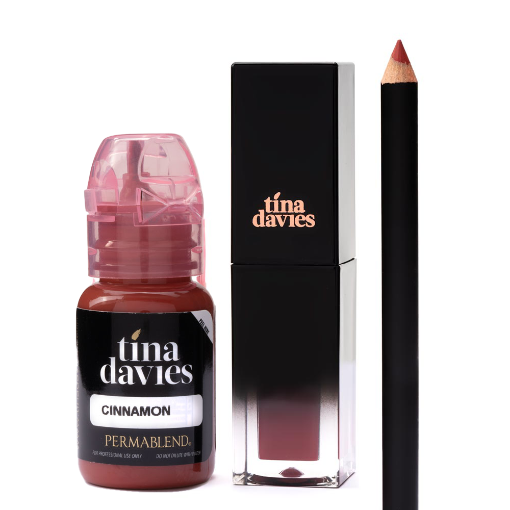 Tina Davies Lip Trio — Perma Blend — Cinnamon
