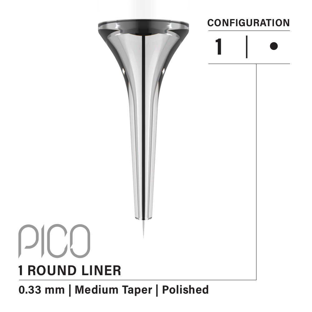 Vertix Pico PMU Membrane Cartridge Needles — Liners — Box of 20 - Ultimate Beauty