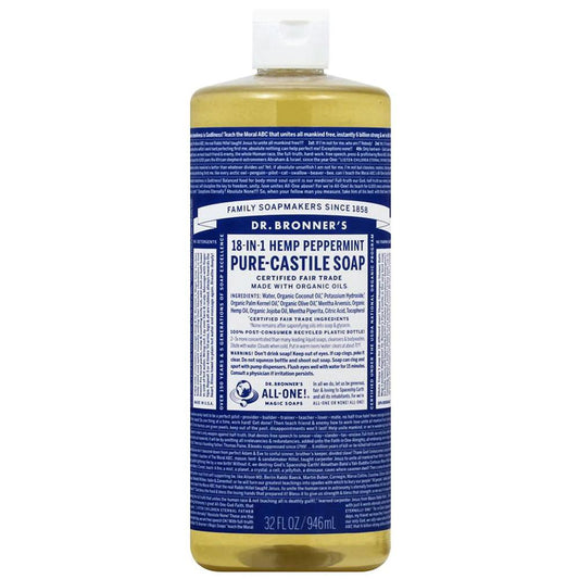 Dr. Bronner's Magic Soaps Pure-Castile Soap - 32oz. Bottle - Ultimate Beauty