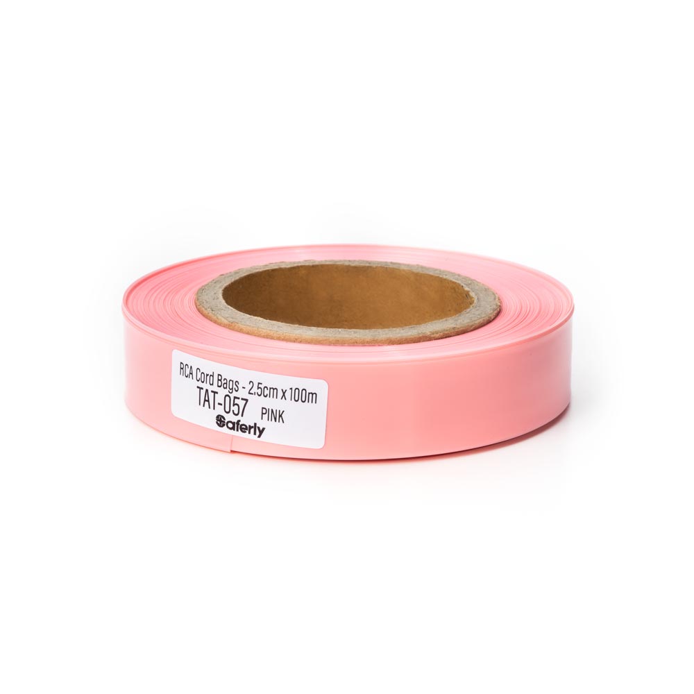 Saferly Pink RCA Cord Tubing — 1” x 327” — Price Per Roll - Ultimate Beauty
