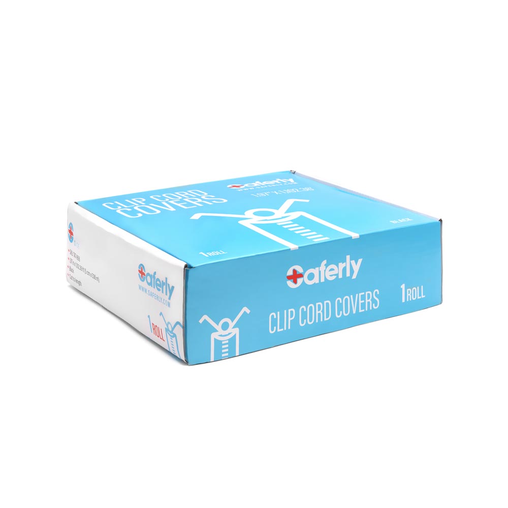 Saferly Clip Cord Sleeves + Machine Bags — Black — Cut-to-Length Roll - Ultimate Beauty