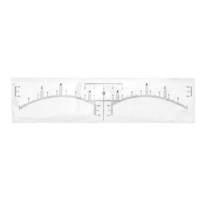 Saferly Disposable Eyebrow Ruler Stickers — Roll of 50 - Ultimate Beauty