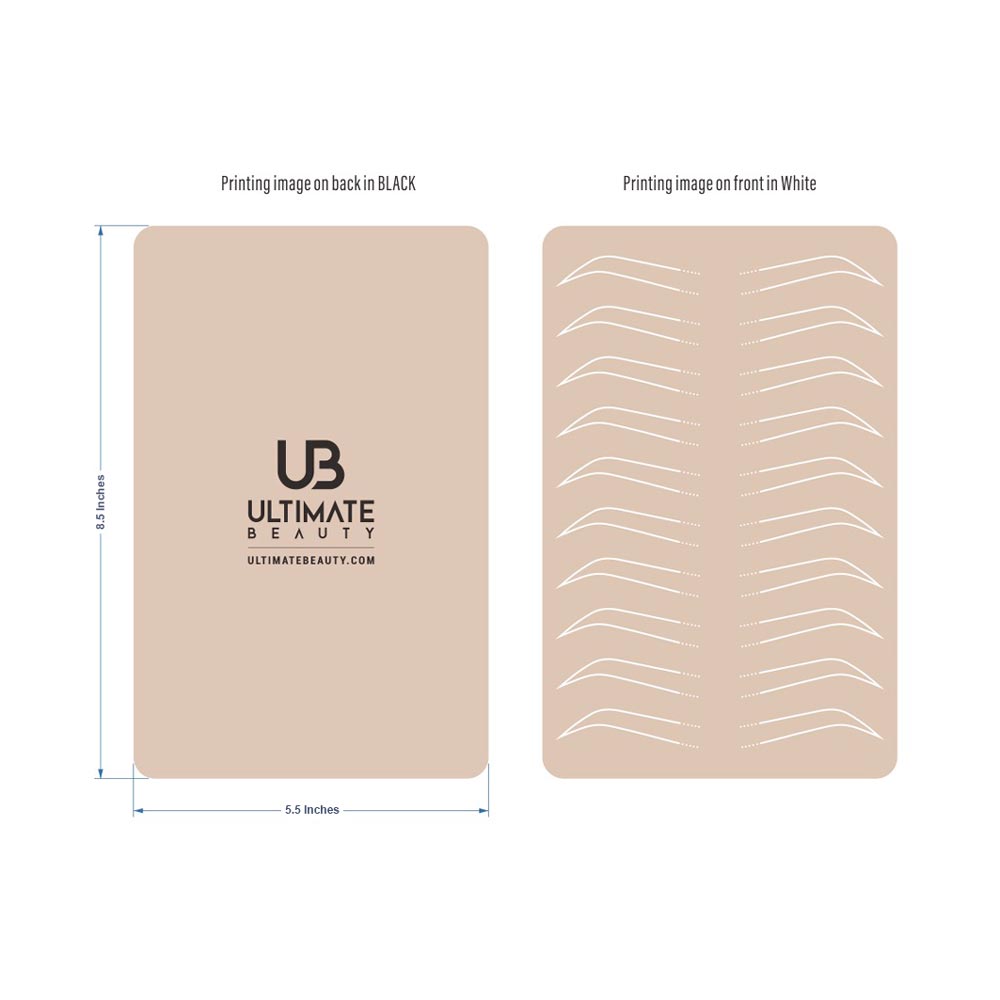 Ultimate Beauty Ombre Powder Brows Practice Skin