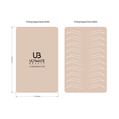 Ultimate Beauty Ombre Powder Brows Practice Skin - Ultimate Beauty