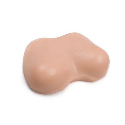 A Pound of Flesh Tattooable Synthetic Breasts — Side View