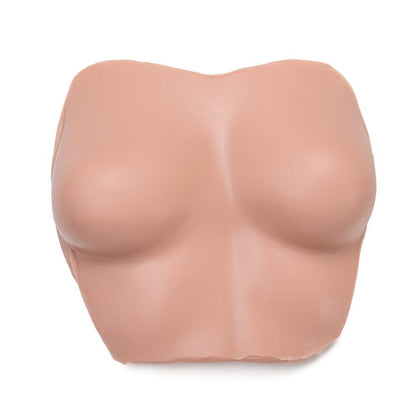 A Pound of Flesh Tattooable Synthetic Breasts with Torso — Front-Facing