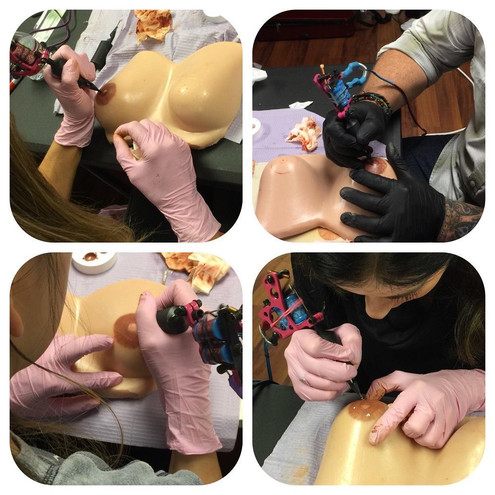 A Pound of Flesh Tattooable Synthetic Breasts — Areola Tattooing