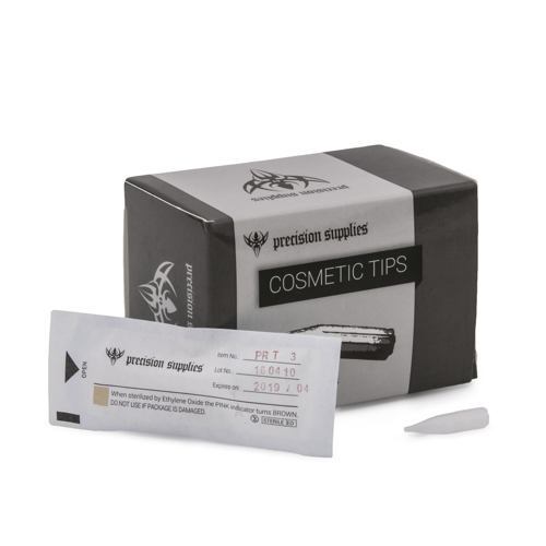 Cosmetic Tattoo Disposable Tips Round Prong Set 3 Cosmetic Tattoo Disposable Tips Round Prong Set 3 - Box of 50