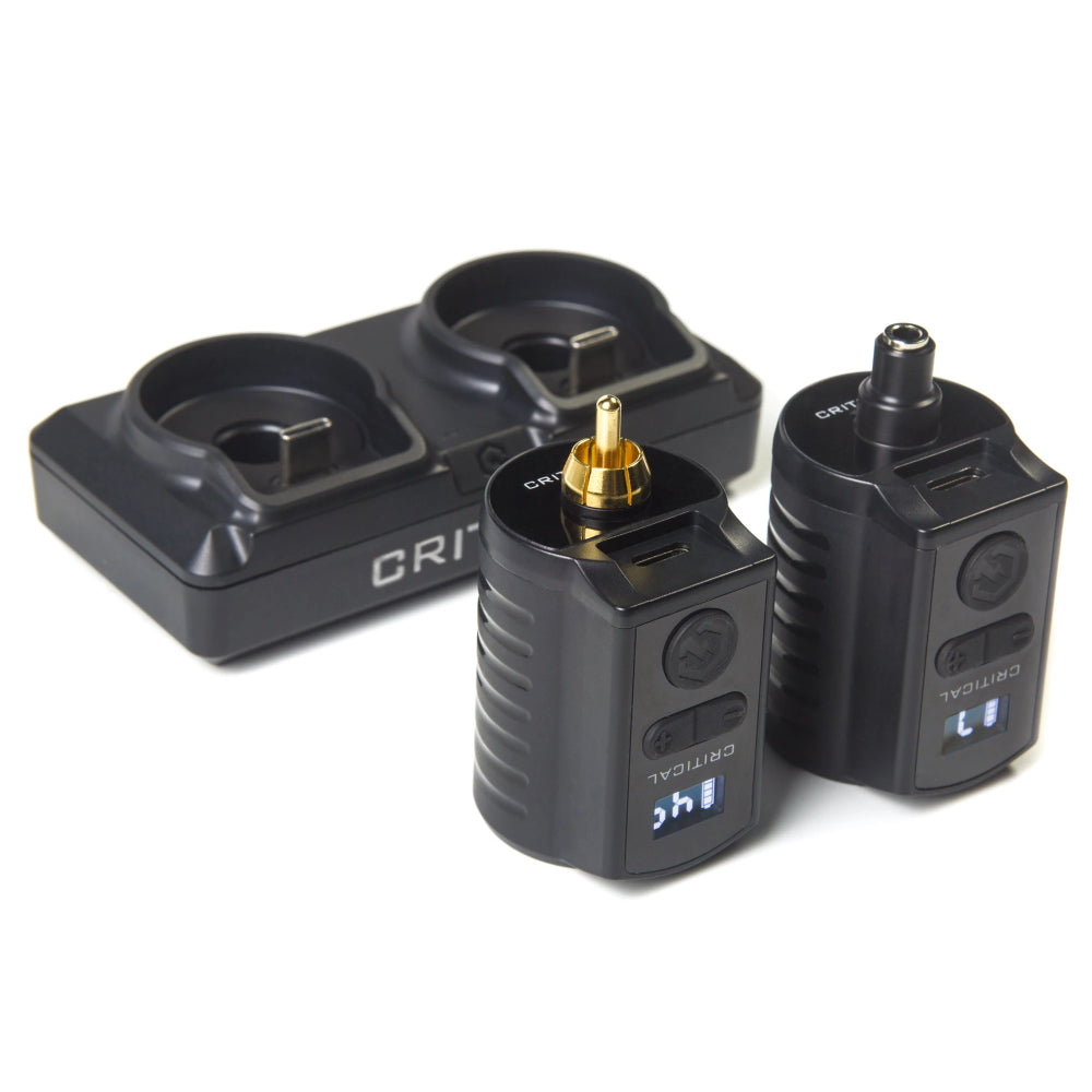 Critical Connect Shorty 3.5mm Universal Battery + Footswitch + Charging Dock Kit