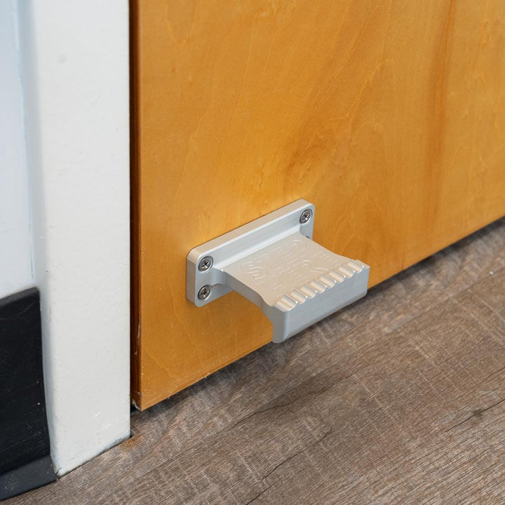 Safe-T Hands-Free Door Opener — Black (on interior door)