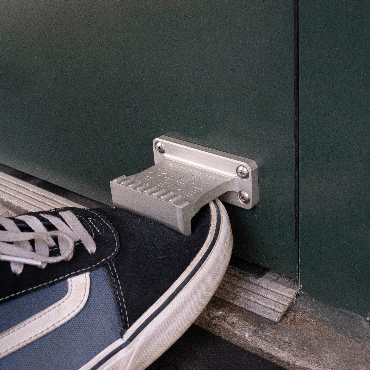 Safe-T Hands-Free Door Opener — Black (shoe under)