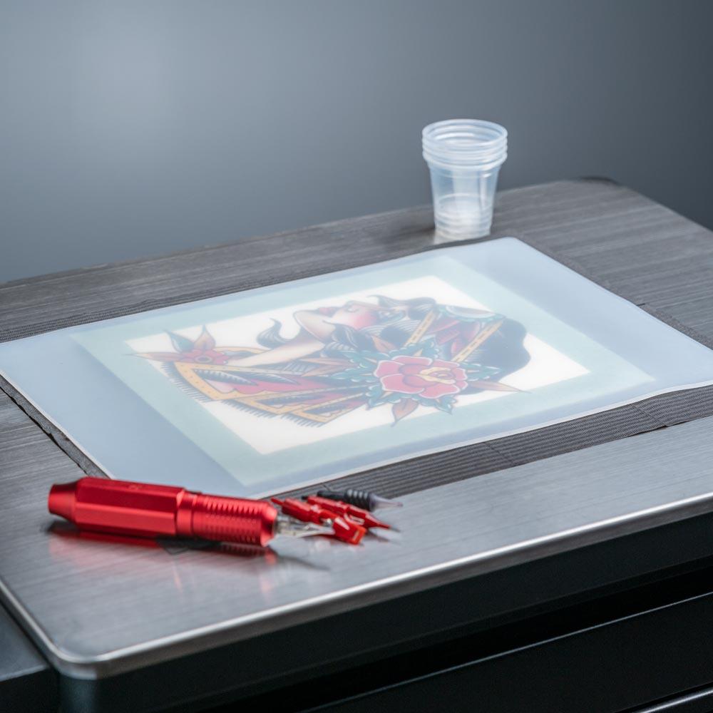 A Pound of Flesh Tattooable Synthetic Canvas — Clear — 11" x 17" x 3mm