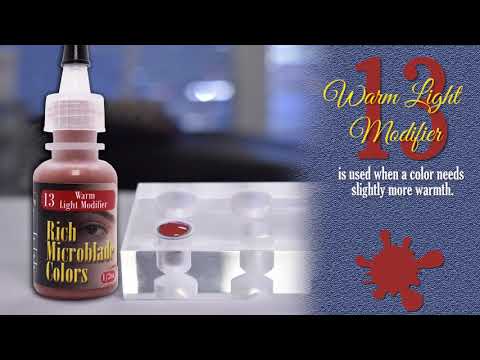 Rich Microblade Colors Permanent Makeup Tattoo Ink – 1/2oz Bottle – Pick Your Color