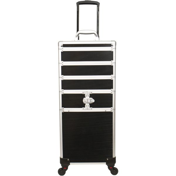 Professional Travel Case for Tattoo, Piercing, and PMU Supplies — Aluminum Finish - Ultimate Beauty