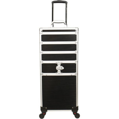 Professional Travel Case for Tattoo, Piercing, and PMU Supplies — Aluminum Finish - Ultimate Beauty