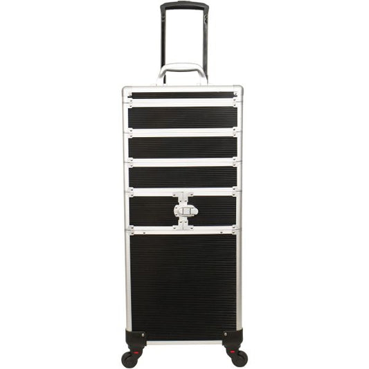 Professional Travel Case for Tattoo, Piercing, and PMU Supplies — Aluminum Finish - Ultimate Beauty