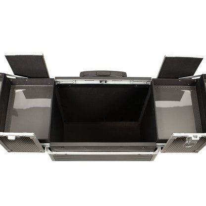 Professional Travel Case for Tattoo, Piercing, and PMU Supplies — Aluminum Finish - Ultimate Beauty