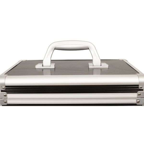 Professional Travel Case for Tattoo, Piercing, and PMU Supplies — Aluminum Finish - Ultimate Beauty