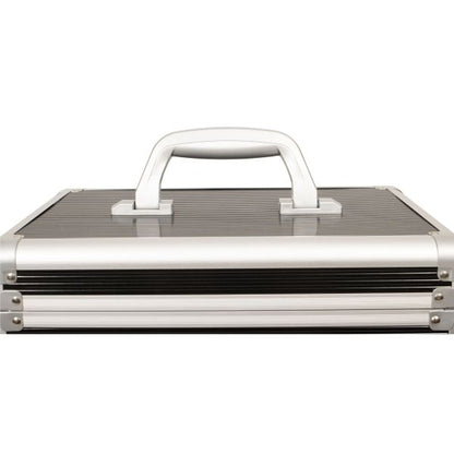 Professional Travel Case for Tattoo, Piercing, and PMU Supplies — Aluminum Finish - Ultimate Beauty
