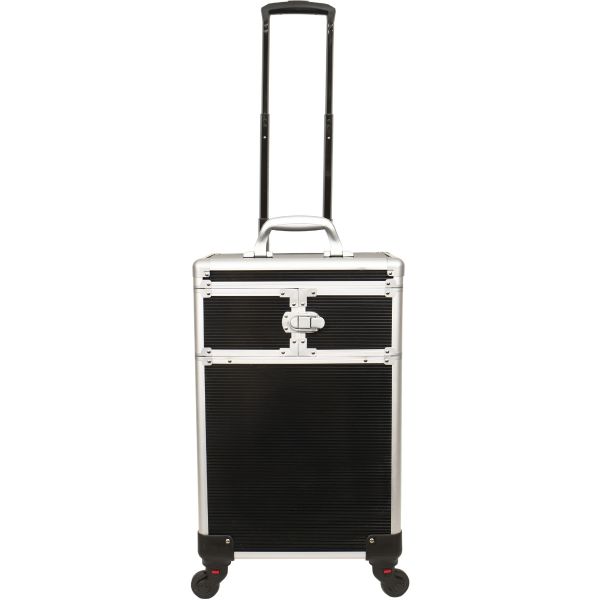 Professional Travel Case for Tattoo, Piercing, and PMU Supplies — Aluminum Finish - Ultimate Beauty