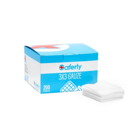Saferly 3” x 3” Gauze — Box of 200 - Ultimate Beauty